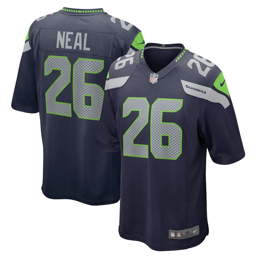 Men Seattle Seahawks #26 Ryan Neal Nike College Navy Player Game NFL Jersey